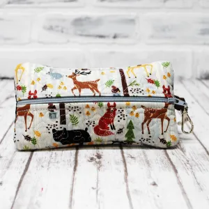 Forest Creatures Personalized Quilted Pouch