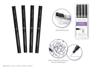 Forever in Time Precision Drawing Pens 4pc