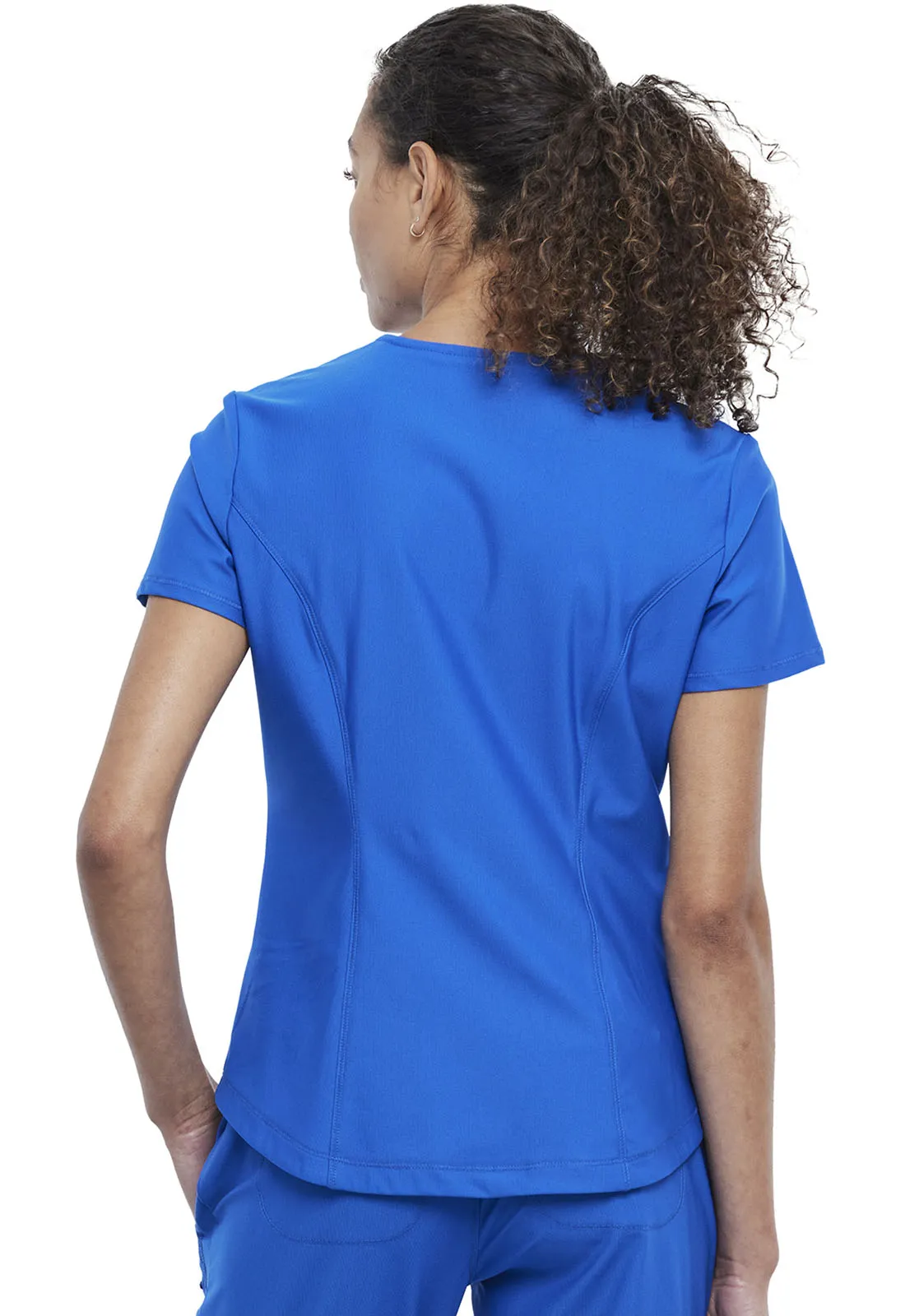 Form CK819 Tuckable V-Neck Top Royal