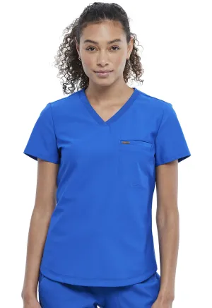 Form CK819 Tuckable V-Neck Top Royal