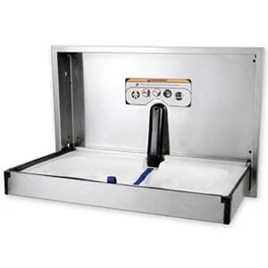 Foundations Baby Changing Station Full Stainless Steel Horizontal