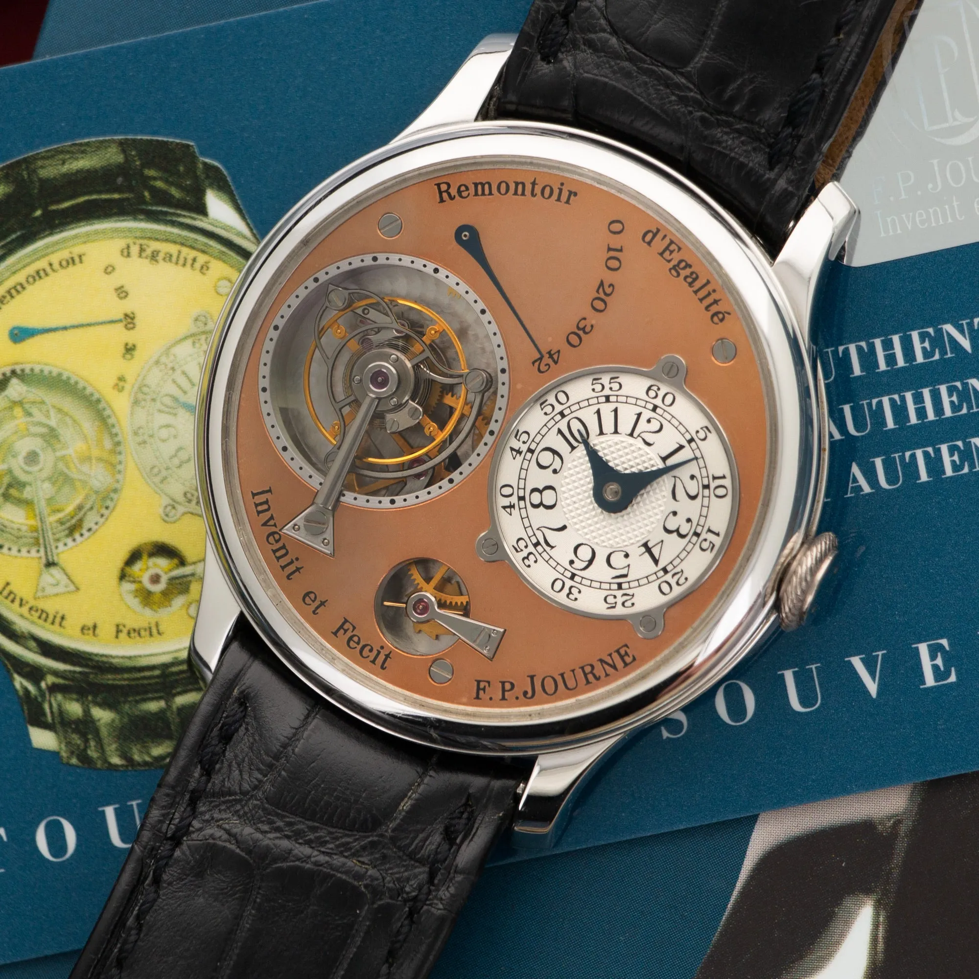 F.P. Journe Platinum Remontoir dEgalite Tourbillon Watch