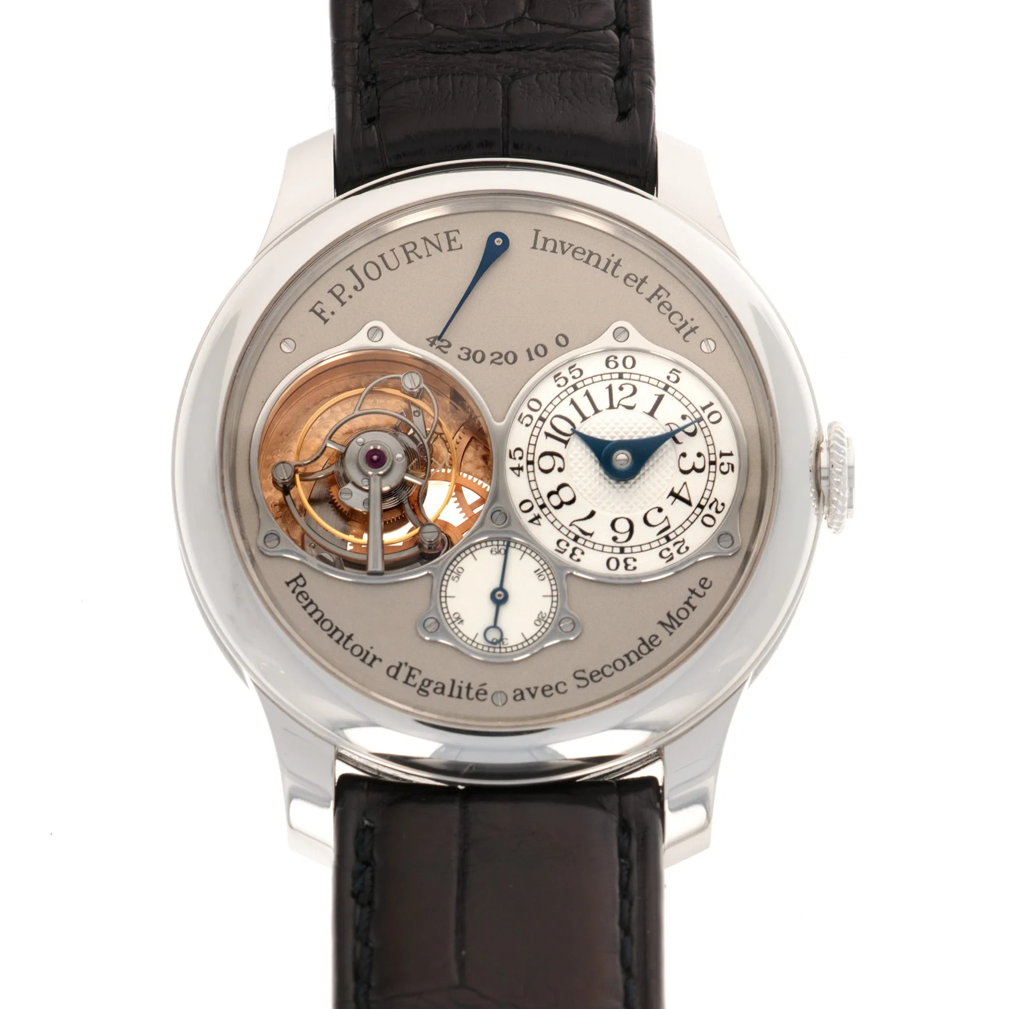 F.P. Journe Platinum Tourbillon Souverain Dead Seconds Watch