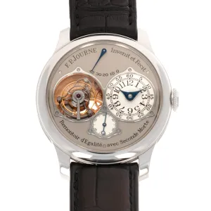 F.P. Journe Platinum Tourbillon Souverain Dead Seconds Watch