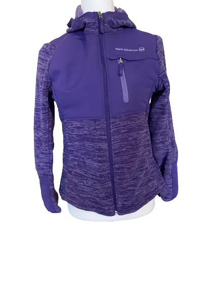 Free Country Purple Soft Shell Hooded Jacket