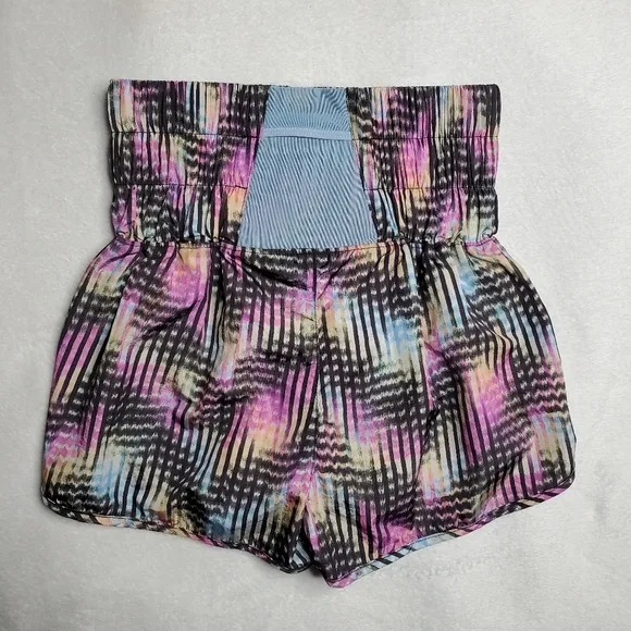 Free People Movement The Way Home High Rise Multicolored Printed Shorts