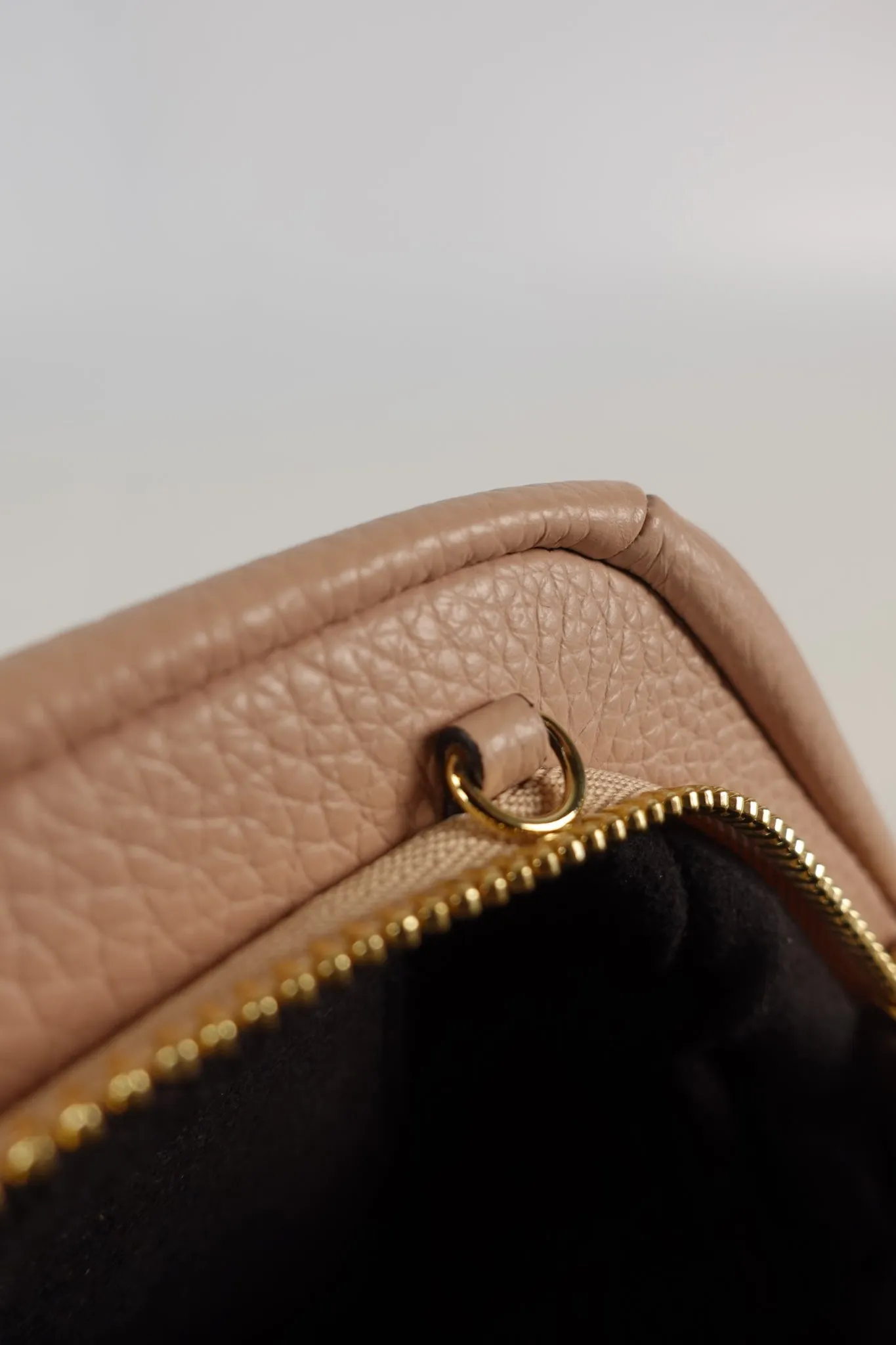 Gancini Calfskin Leather Mini Crossbody Bag in Pink