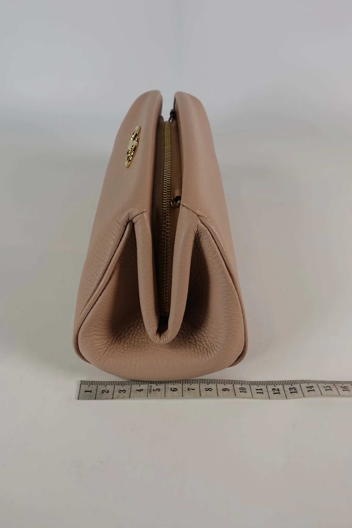 Gancini Calfskin Leather Mini Crossbody Bag in Pink