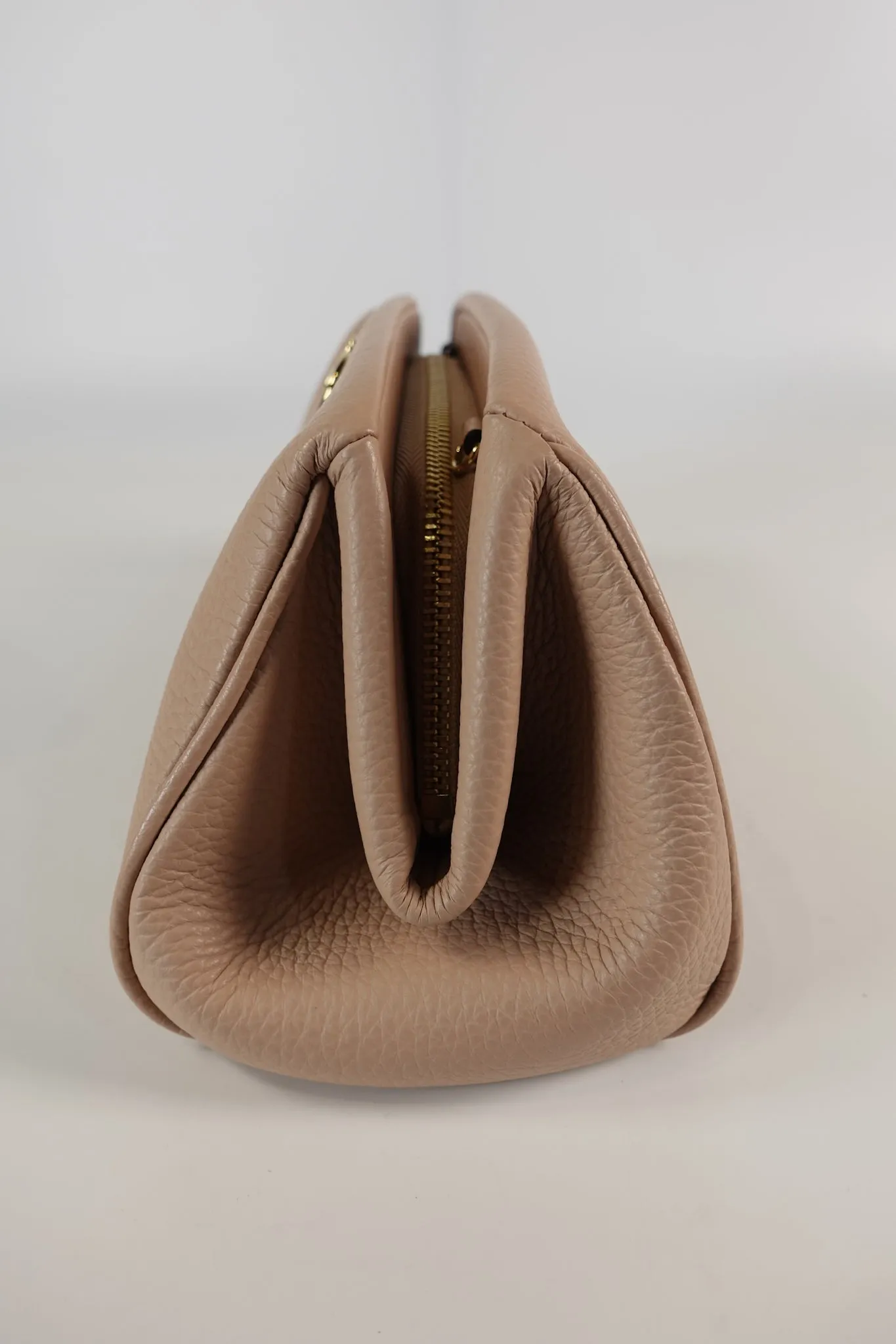 Gancini Calfskin Leather Mini Crossbody Bag in Pink