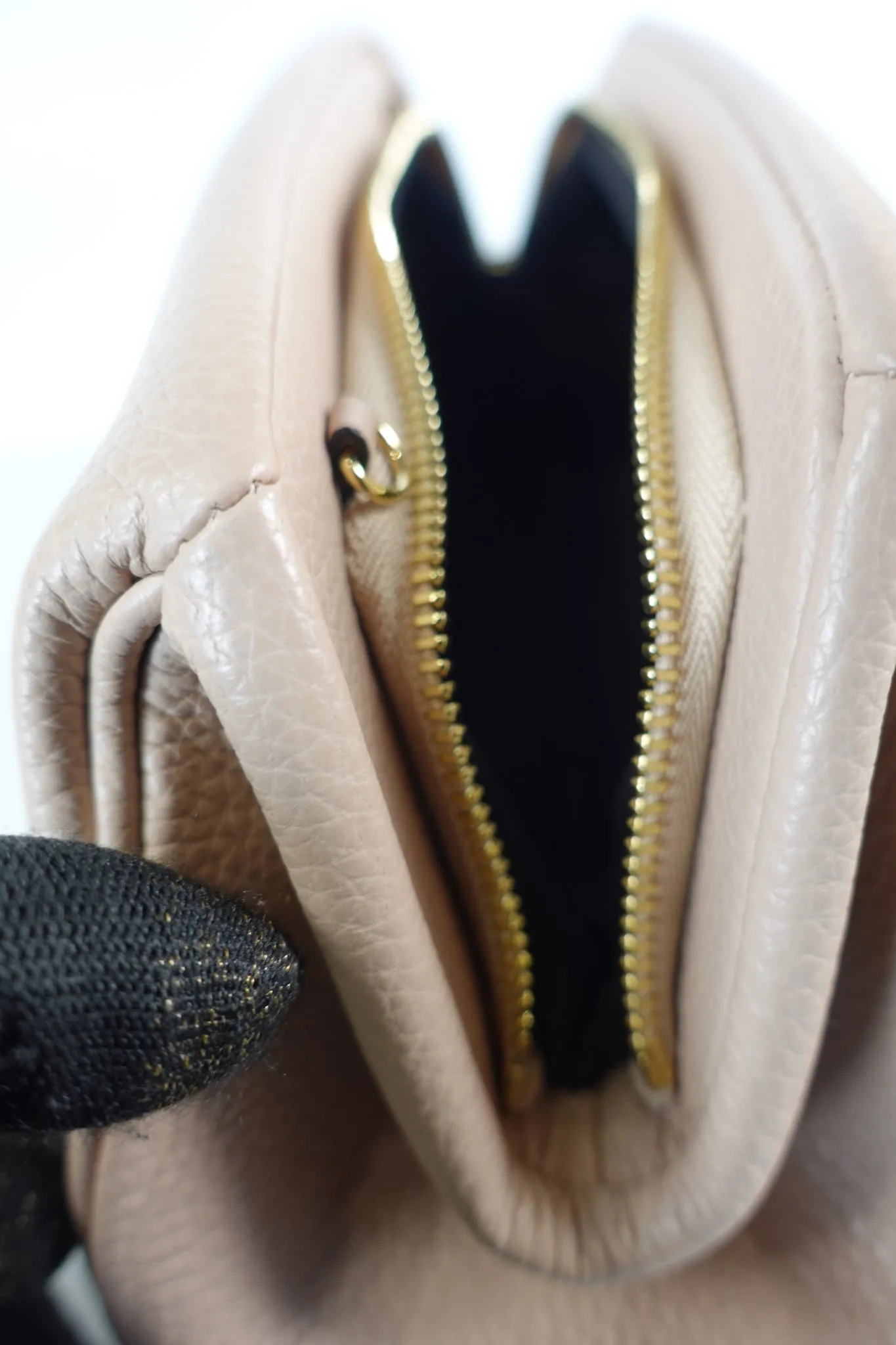 Gancini Calfskin Leather Mini Crossbody Bag in Pink