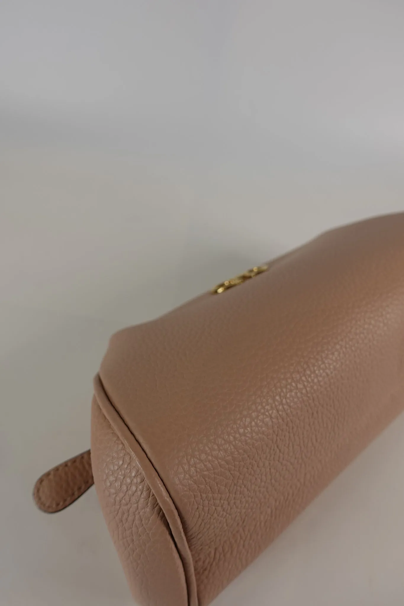 Gancini Calfskin Leather Mini Crossbody Bag in Pink