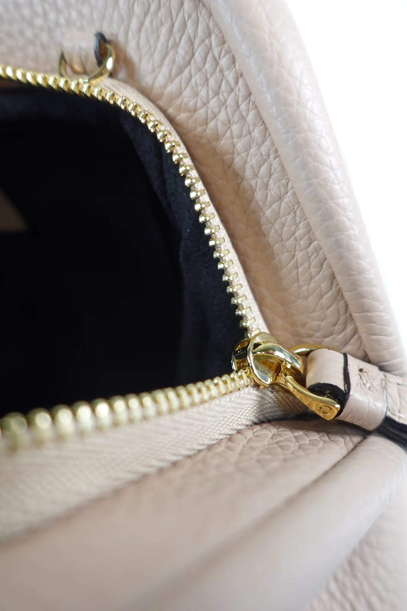 Gancini Calfskin Leather Mini Crossbody Bag in Pink