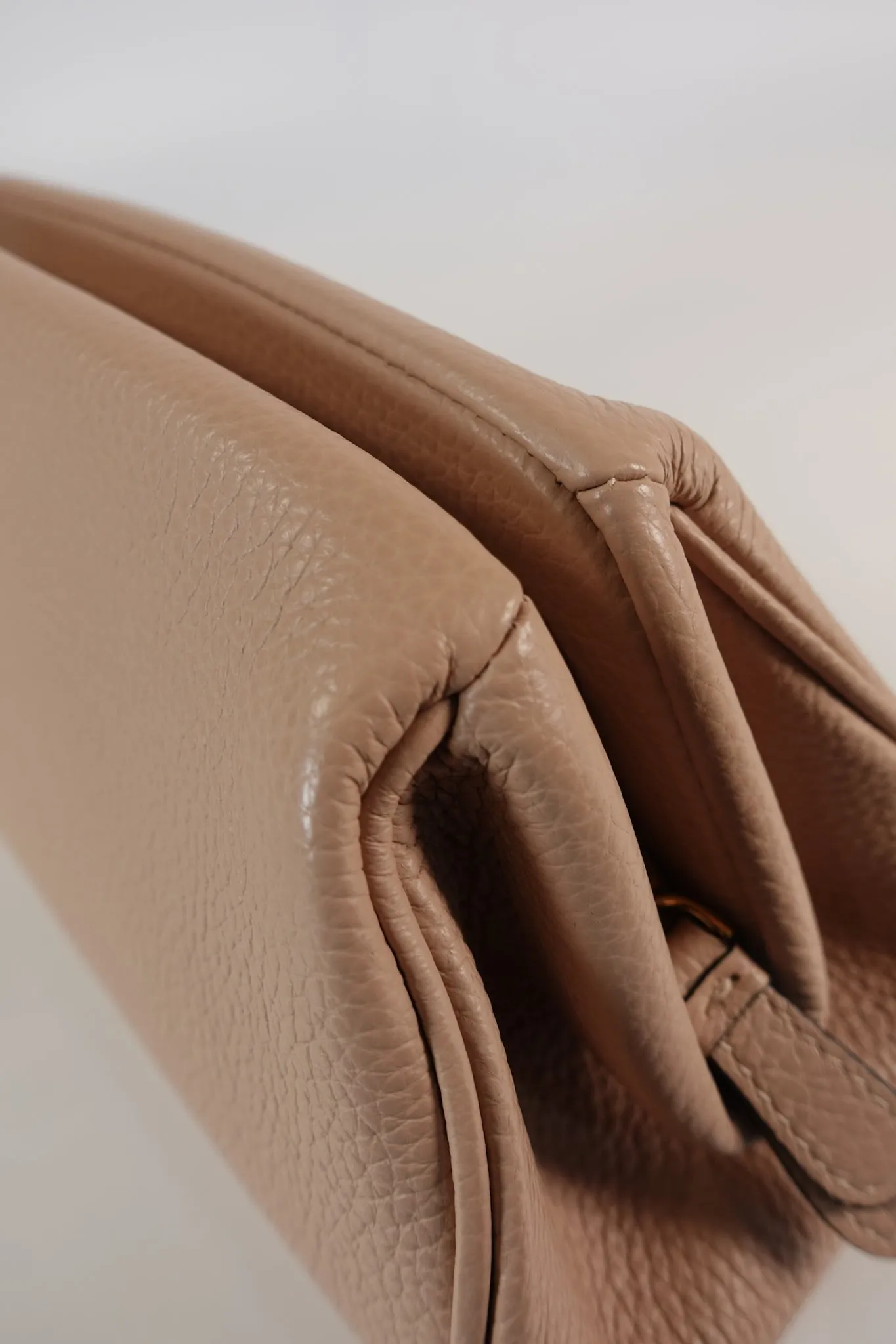 Gancini Calfskin Leather Mini Crossbody Bag in Pink