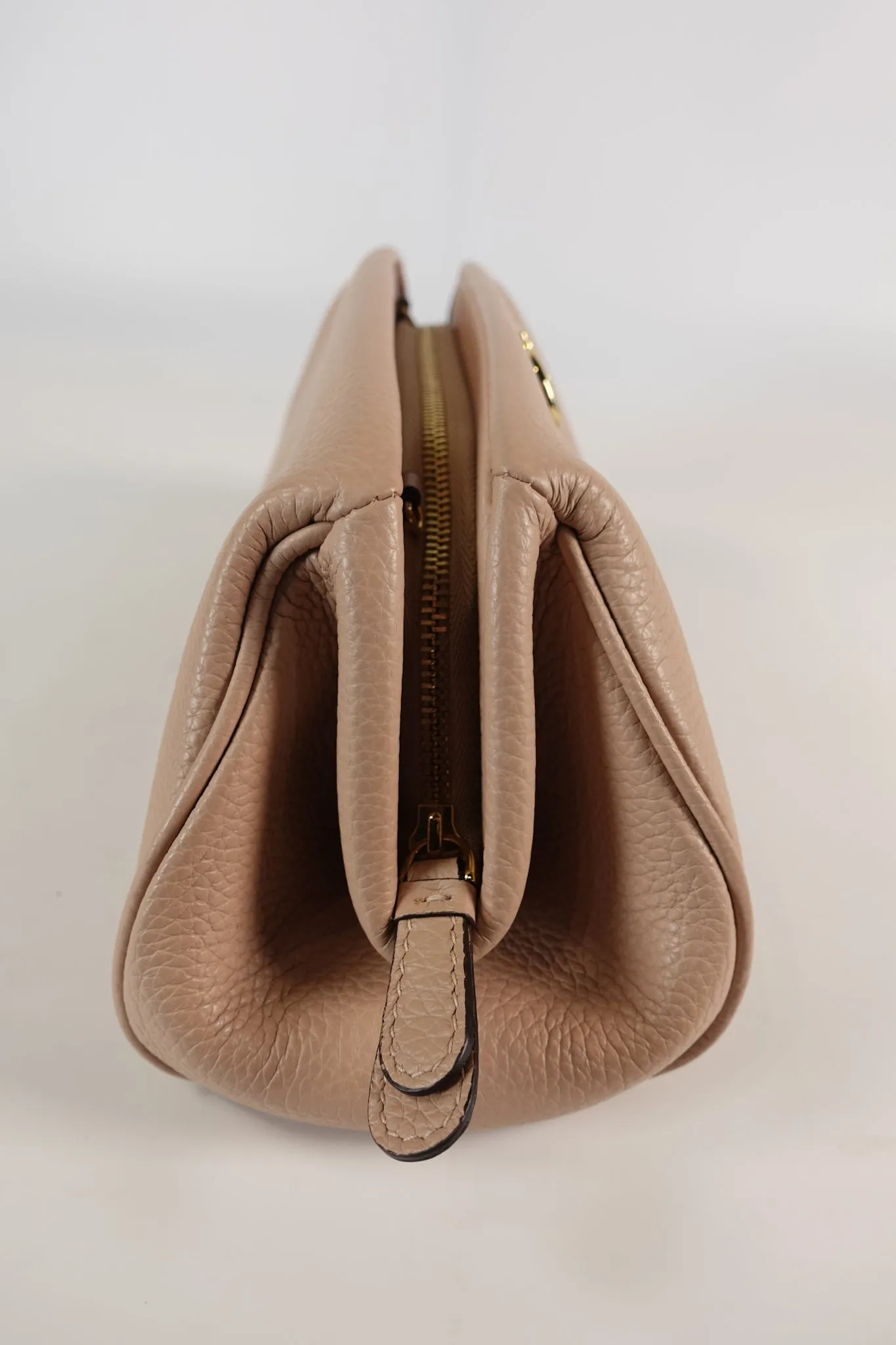 Gancini Calfskin Leather Mini Crossbody Bag in Pink