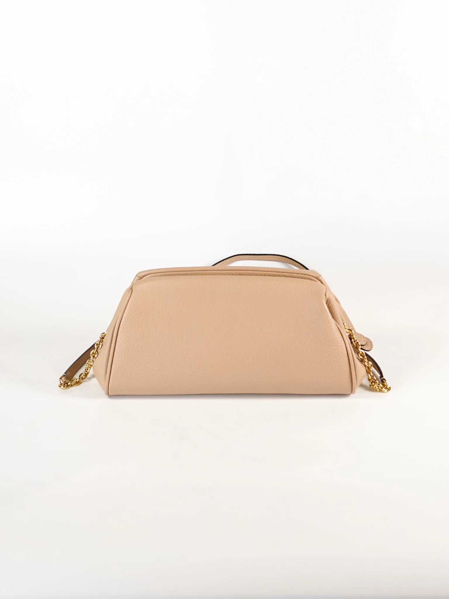 Gancini Calfskin Leather Mini Crossbody Bag in Pink