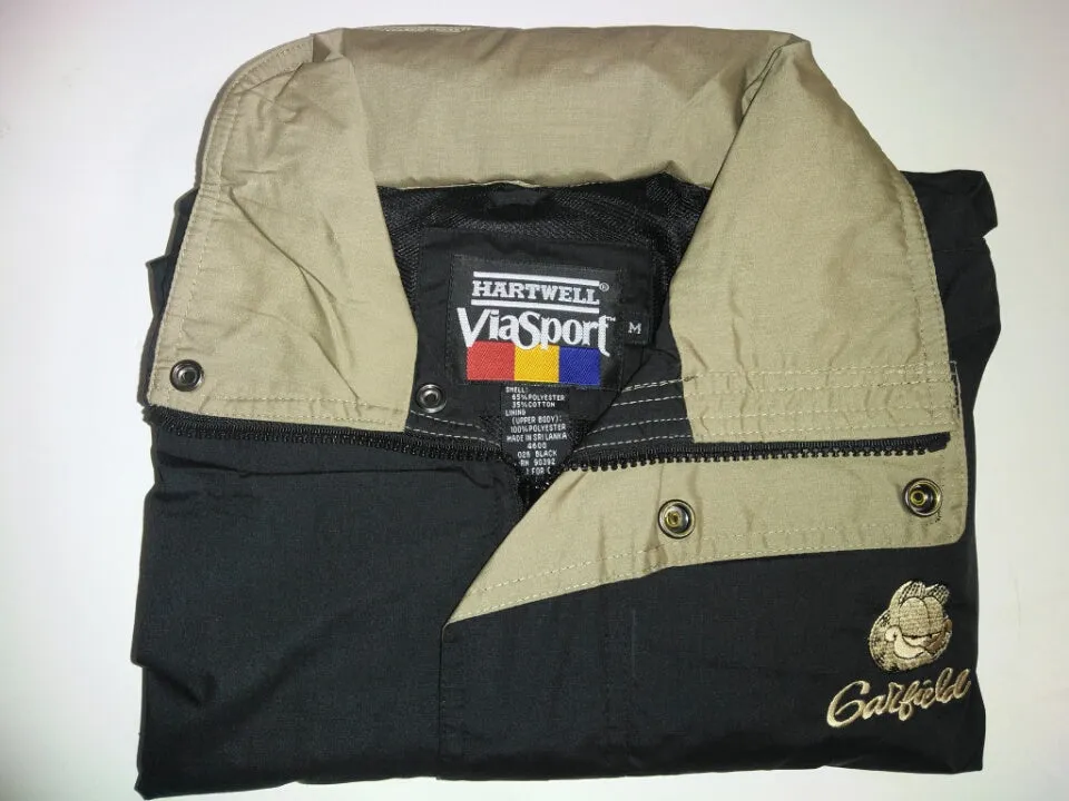 Garfield Embroidered Pullover Jacket