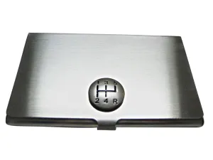 Gear Shift Business Card Holder
