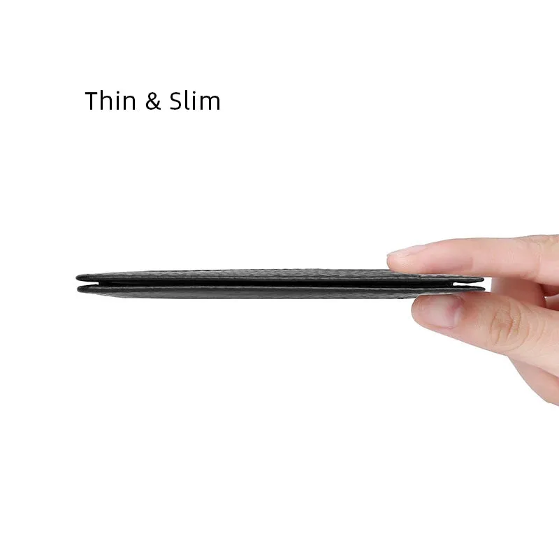 Genuine Leather Super Slim Mini Wallet