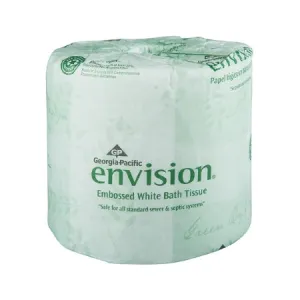 Georgia Pacific Professional Embossed Bathroom Tissue, 1-Ply - 80 rolls.
