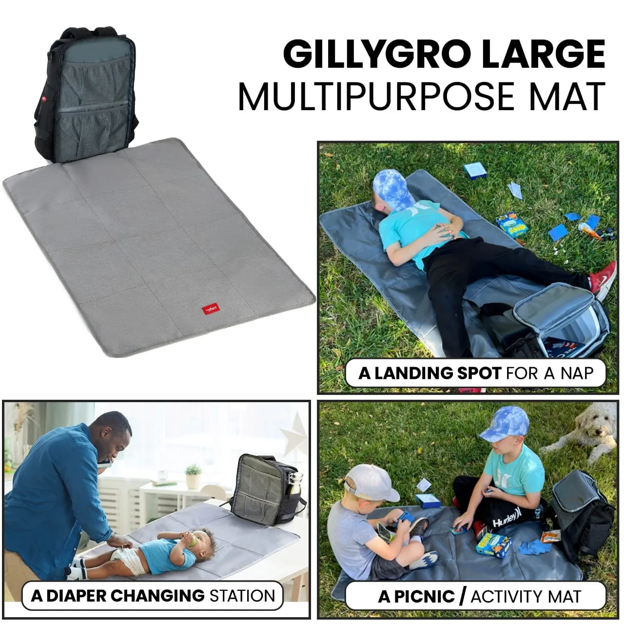 GillyGro Pro Backpack Bundle – The Swiss Army Backpack for Working Parents on the Go!
