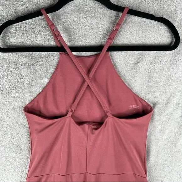 Girlfriend Collective Undress Workout Dress Built In Shorts Size Small‎ Fig