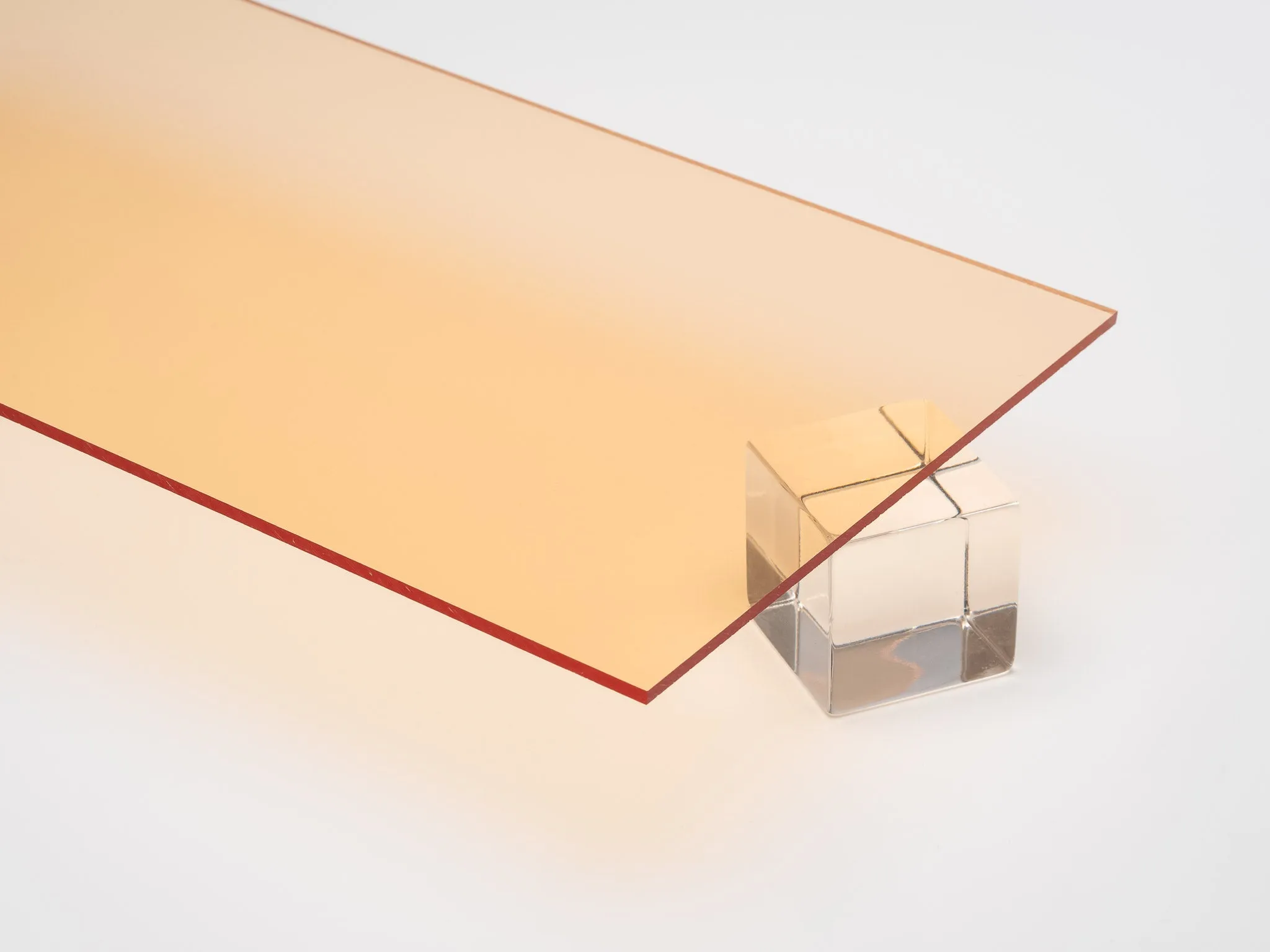 Gold Transparent Acrylic Sheet