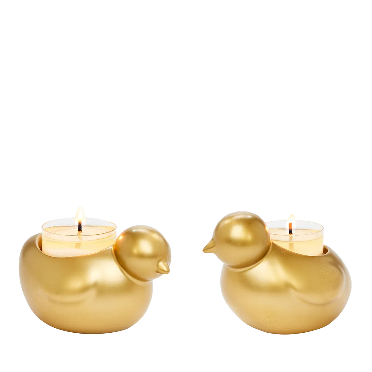 Golden Chicks Tealight Holder Pair