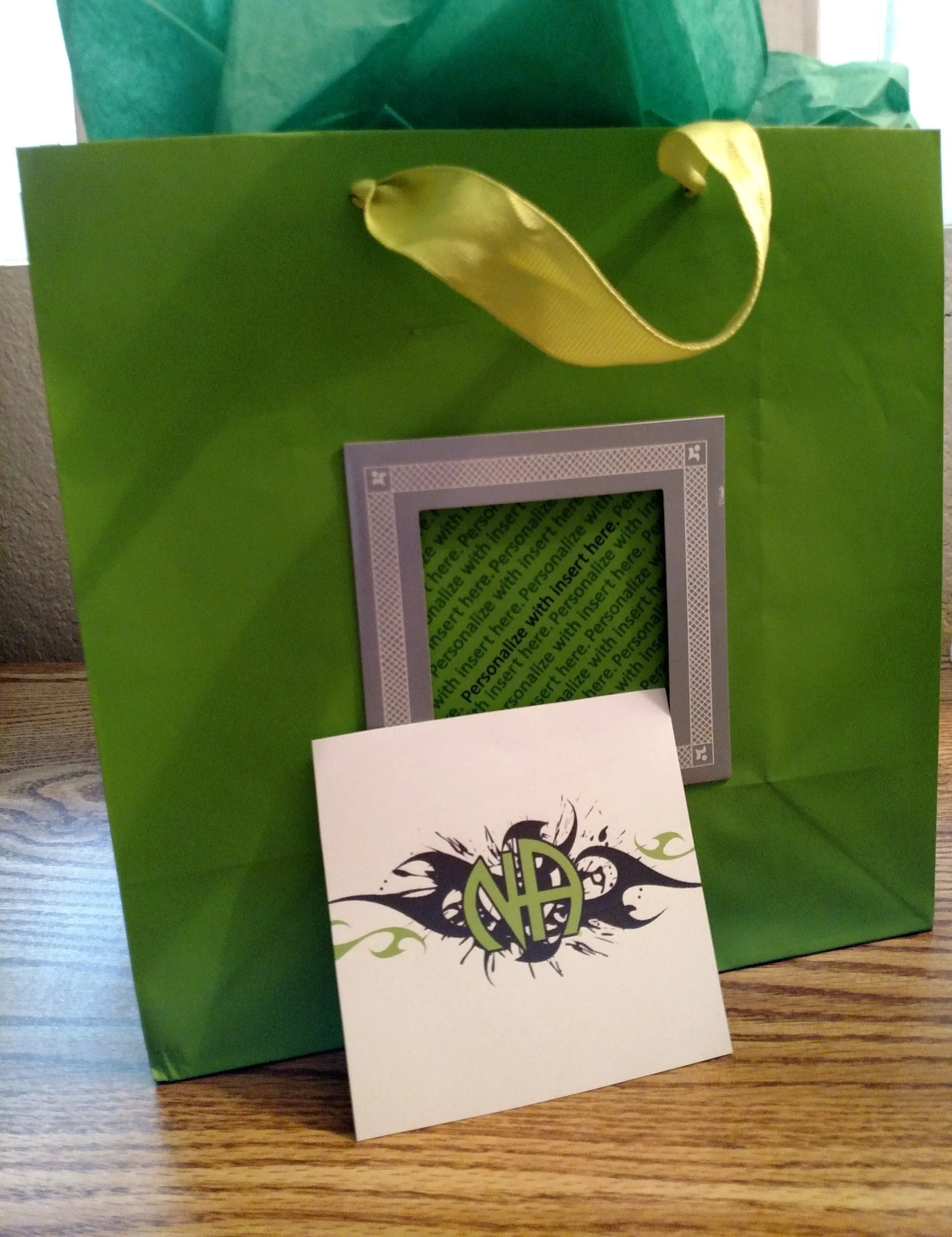 Green Tribal NA Gift Bag