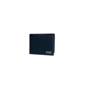 Guess Men's Black Leather Wallet with Clip