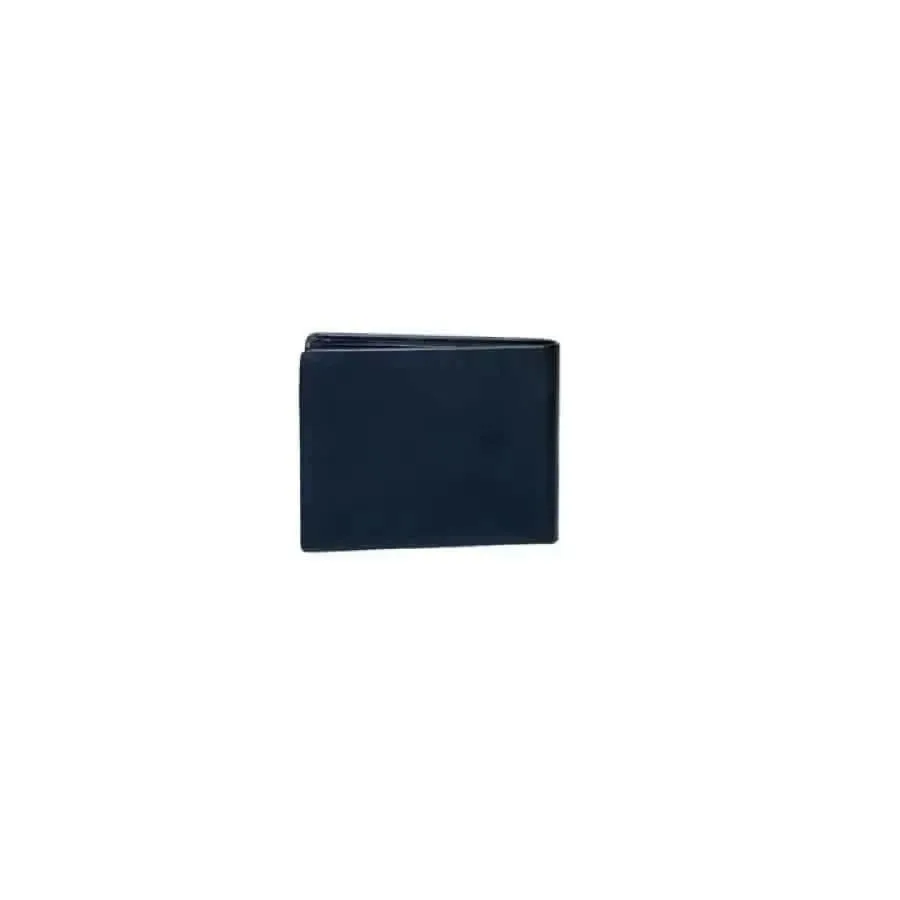 Guess Men's Black Leather Wallet with Clip