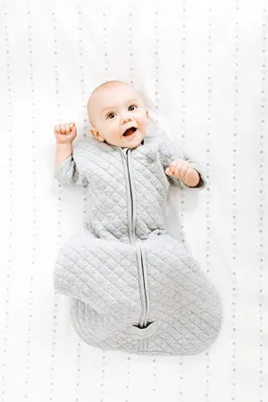 Halo Innovations HALO SleepSack Easy Transition grey heather, Small! 3 to 6 Months, 22"-26", 13-20 lbs! Retails $50 