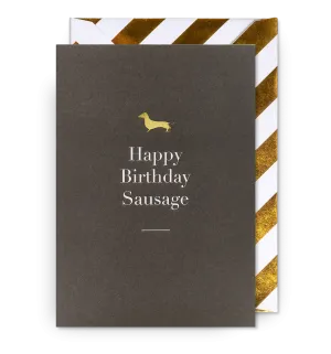 Happy Birthday Sausage Dachshund