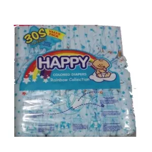 HAPPY DIAPER SM 30`S ASSTD