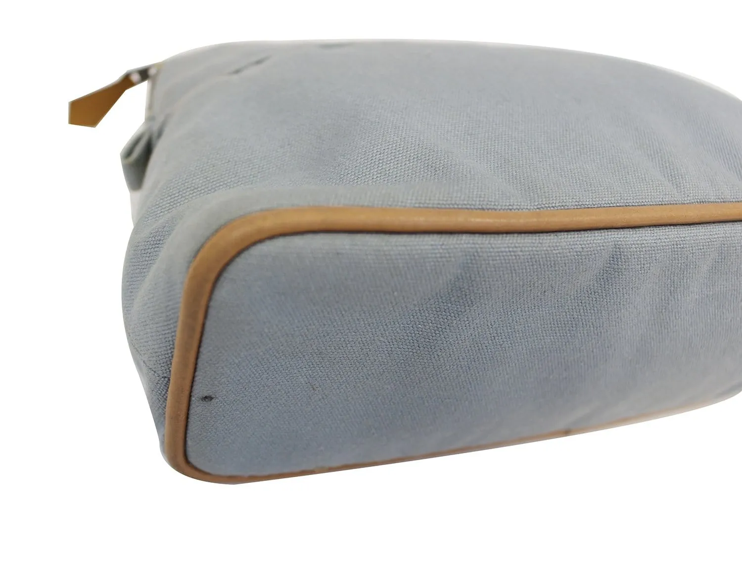 HERMES Bolide Light Blue Cosmetic Pouch Bag - Last Call