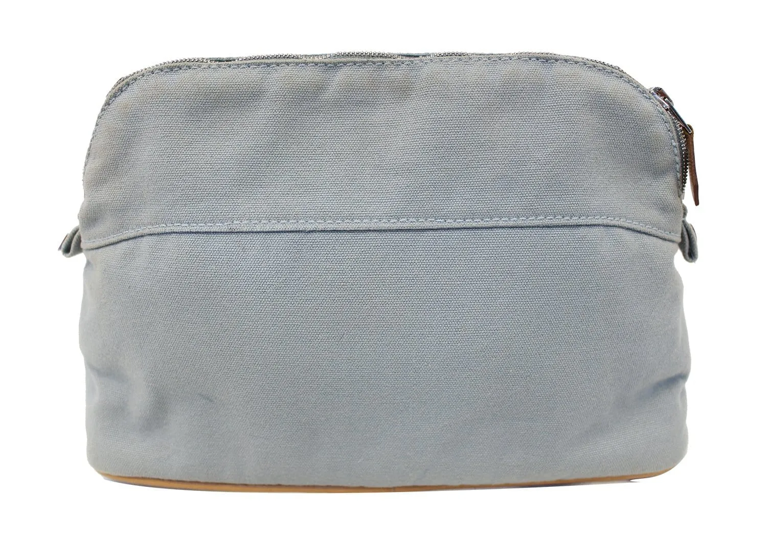 HERMES Bolide Light Blue Cosmetic Pouch Bag - Last Call