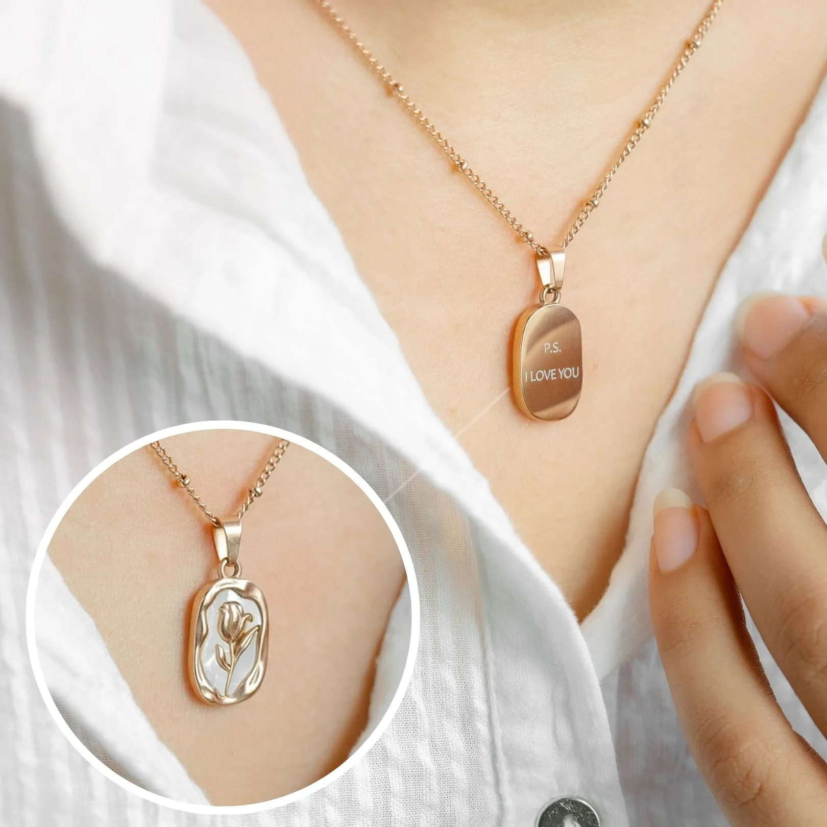 I Love You 3000 Card With Necklace For Women