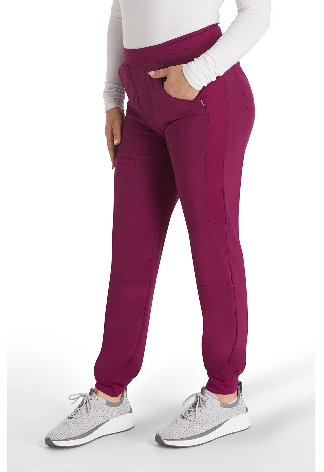 Inspira Flex IP045A Mid Rise Jogger Wine