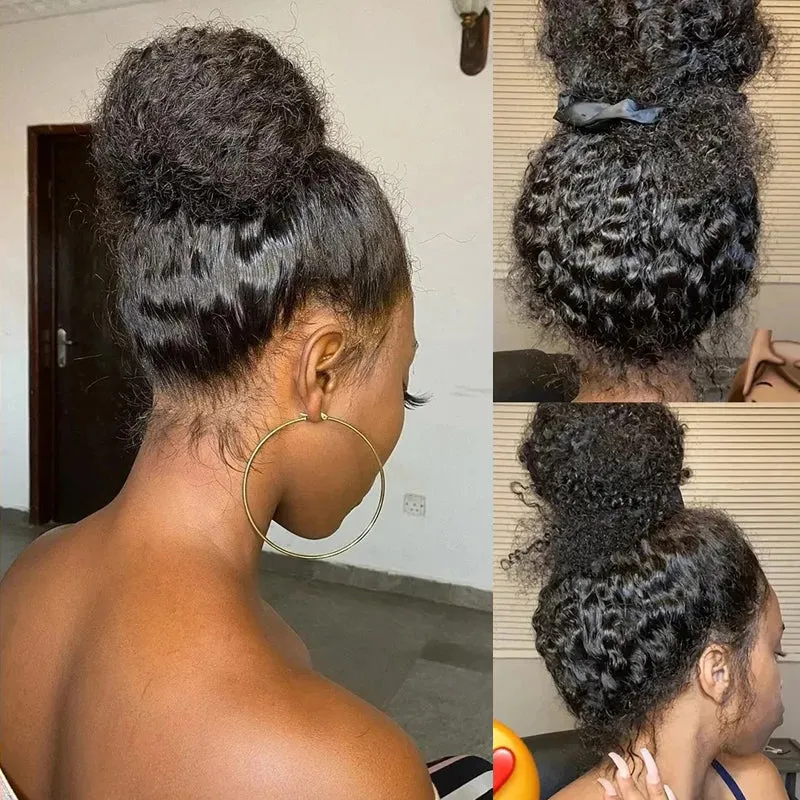 Italian Curly Full Lace Wig Pre-Plucked Virgin Hair Wig