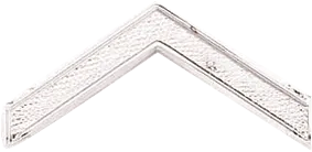 J111 Large Private Collar Chevron - Embossed (1" W)