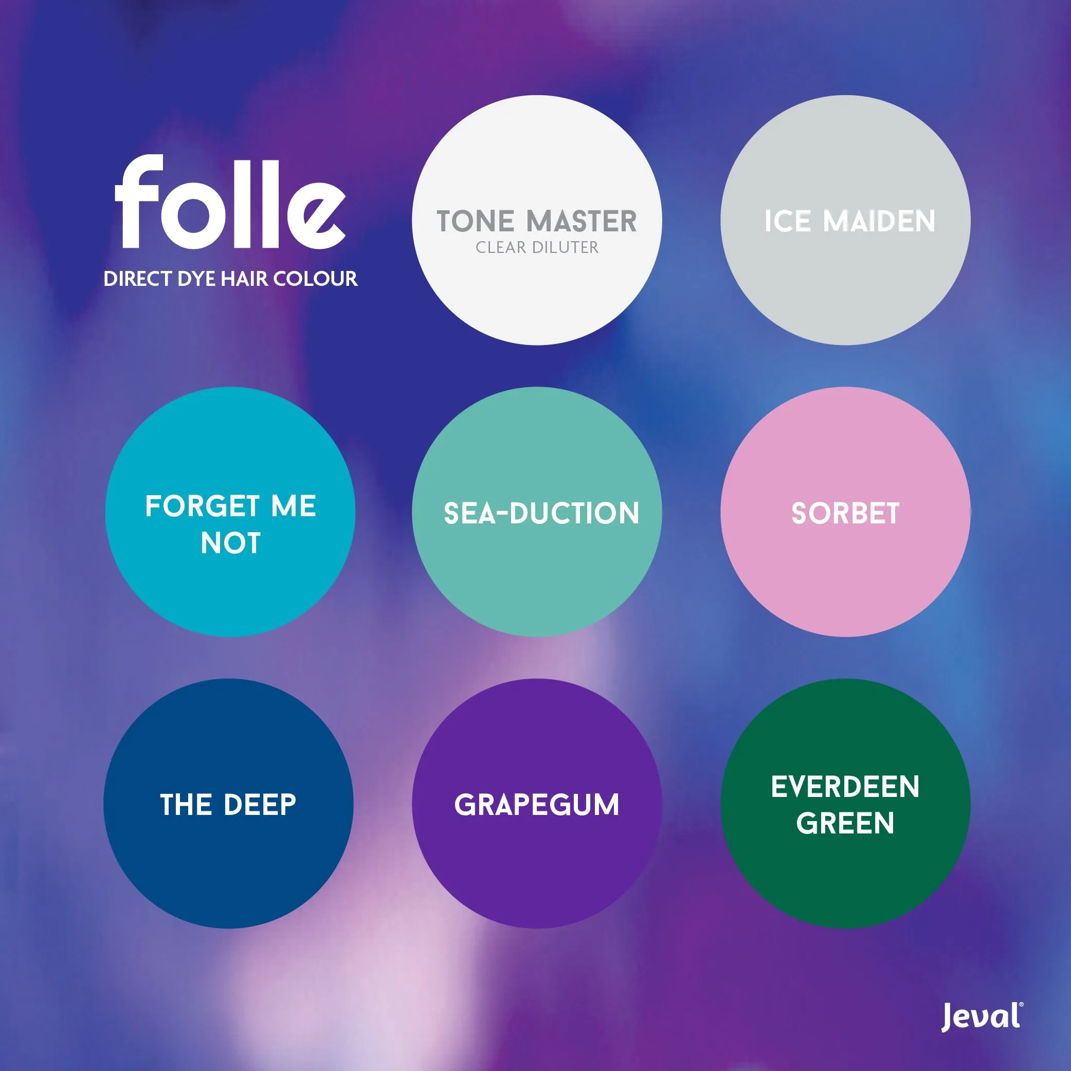 Jeval Folle The Deep Hair Colour 170ml