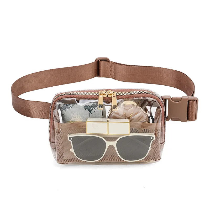 Juni Clear Stadium Sling Crossbody Belt Bum Fanny Waist Bag