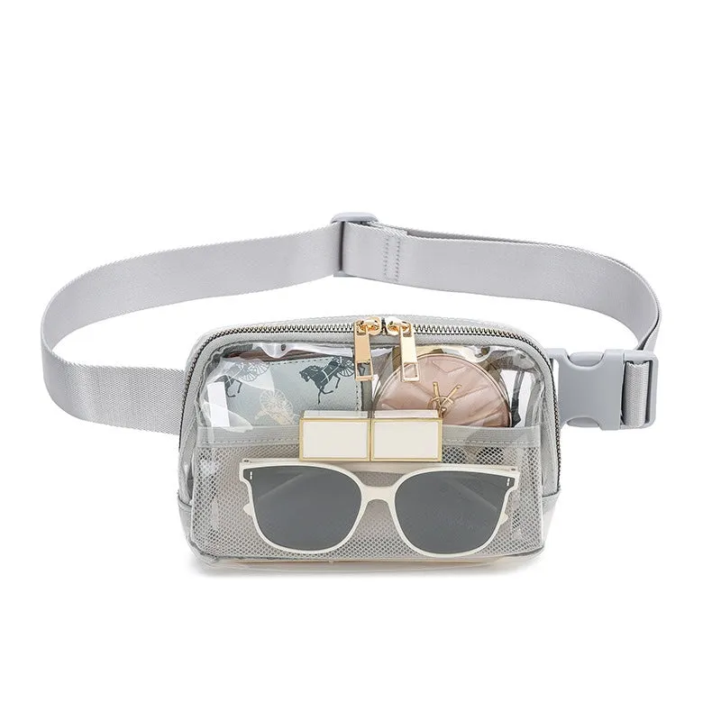 Juni Clear Stadium Sling Crossbody Belt Bum Fanny Waist Bag