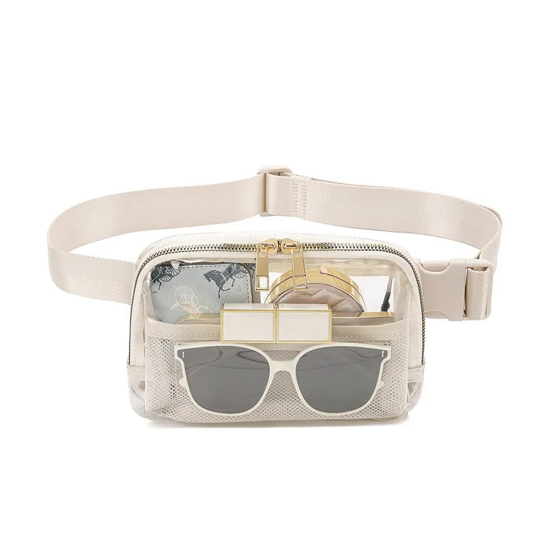 Juni Clear Stadium Sling Crossbody Belt Bum Fanny Waist Bag