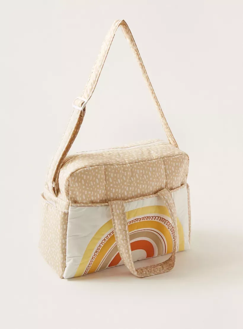 Juniors Happy Sunshine Print Diaper Bag