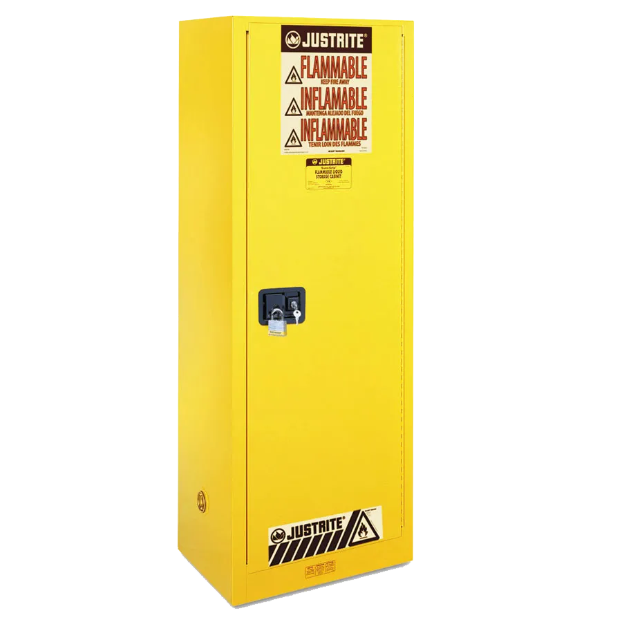 Justrite Sure-Grip EX Slimline Flammable Safety Cabinet