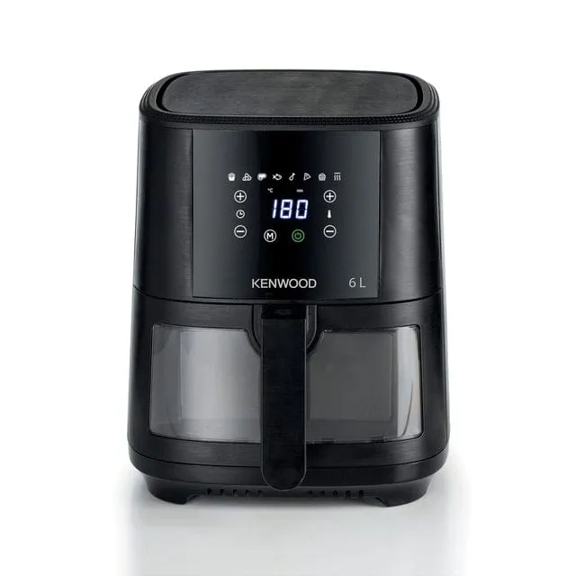Kenwood 6L Air Fryer with Grill Function & Window - HFG60.000BK