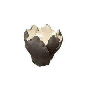 KIDDEE TAMDEE Leaf Candle Holder S - Grey Pearl