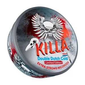 KILLA DOUBLE DUTCH COLD NICOTINE POUCHES - 20PCS - 12.8MG