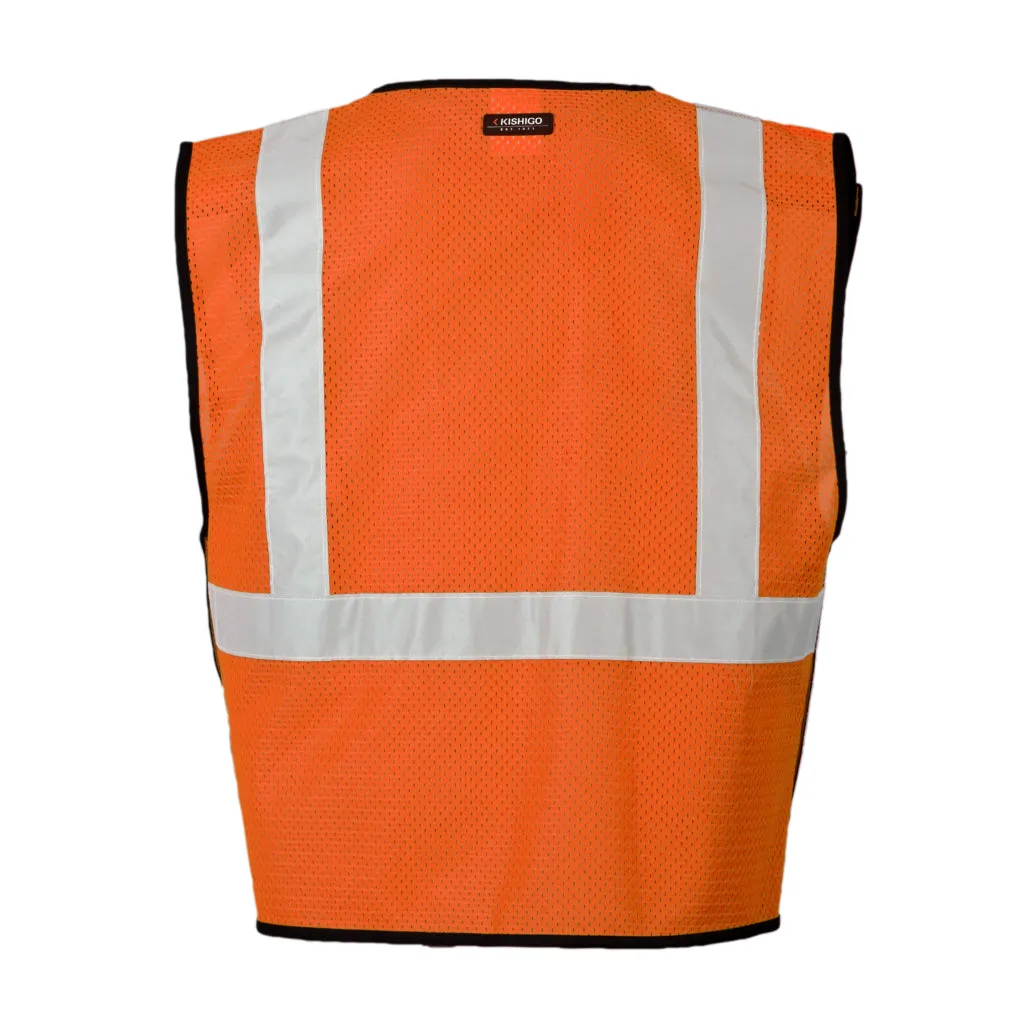 Kishigo Single Pocket Breakaway Vest, Type R Class 2