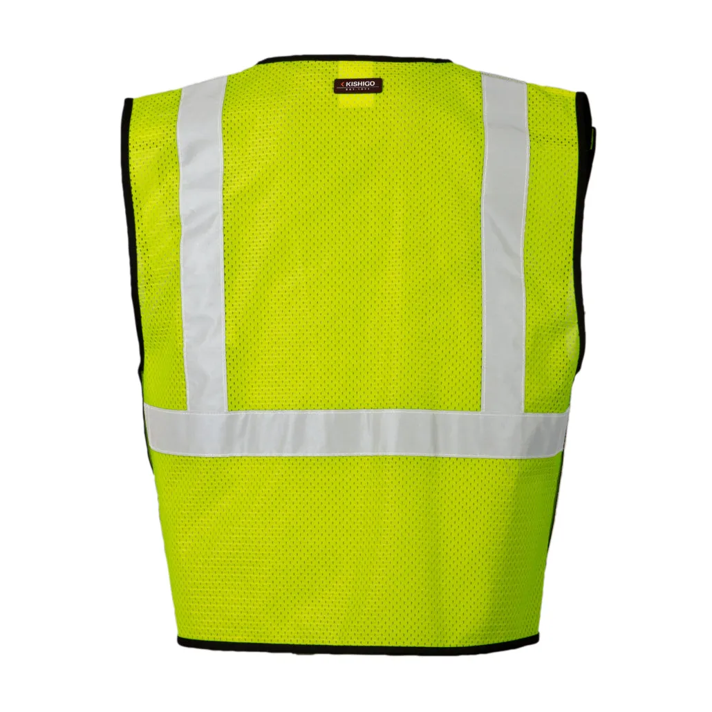 Kishigo Single Pocket Breakaway Vest, Type R Class 2